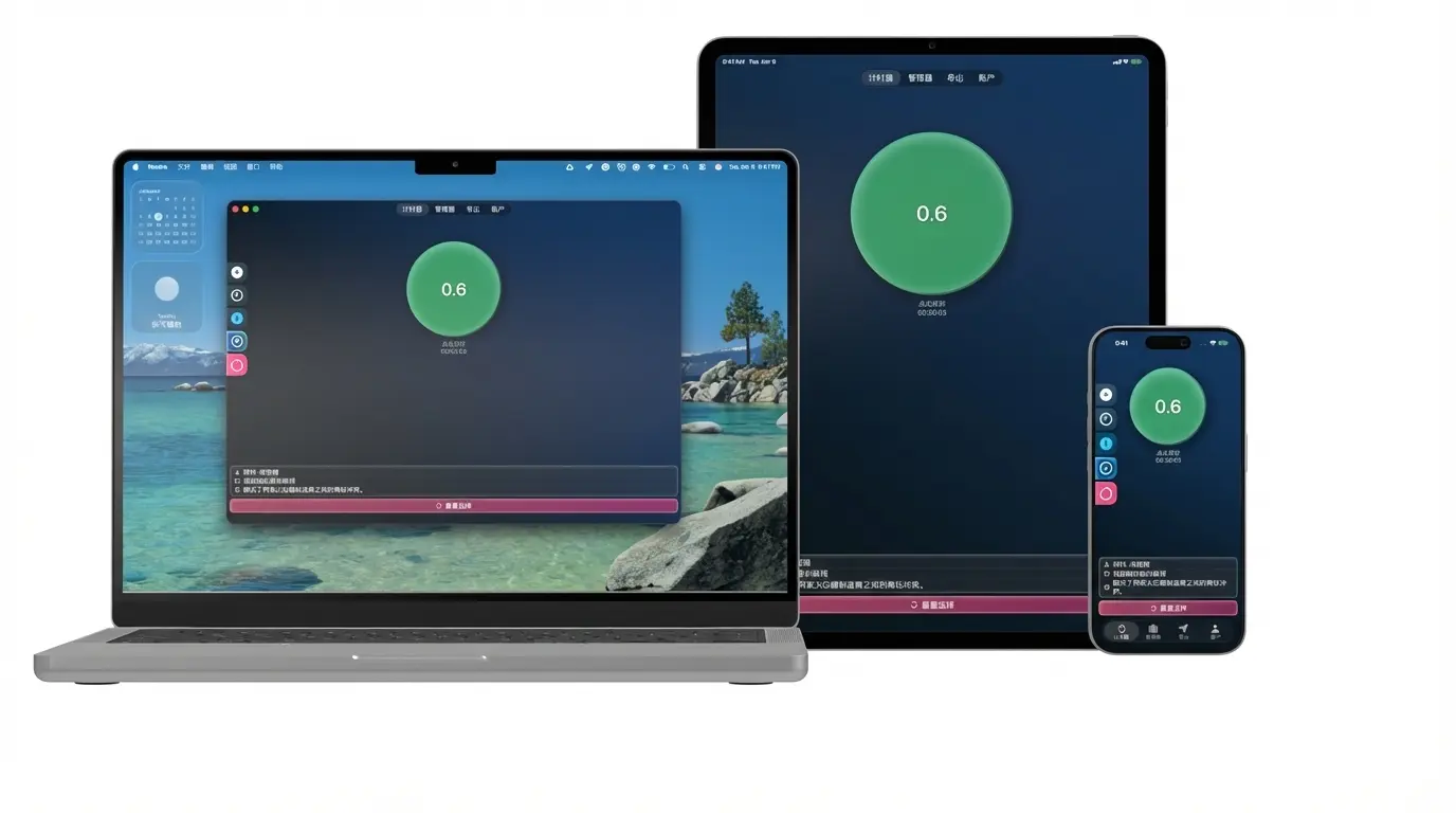 Tenths 在 Mac、iPad 和 iPhone 上运行