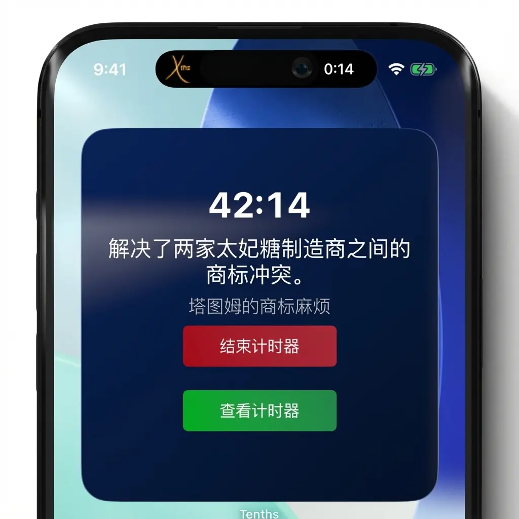 Tenths 灵动岛和实时活动小组件显示计时器
